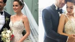 Neslihan Atagül, Fahriye Evcen'in gelinliğini yorumladı