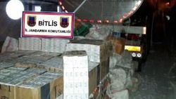 Bitlis’te 29 bin 980 paket kaçak sigara ele geçirildi