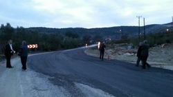 Aladağ'da yol çalışması devam ediyor