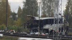 Rusya'da tren-otobüs çarpışması: 19 kişi öldü