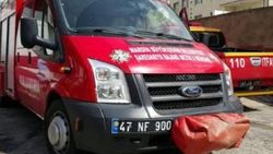 İtfaiye araçları çatışma bölgesinde mahsur kaldı