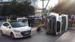Ankara'da servis ile minibüs çarpıştı: 5 yaralı