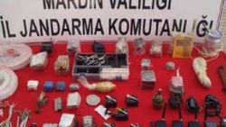 Nusaybin'de bidon içerisinde EYP ele geçirildi