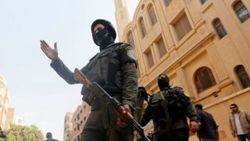 Mısır’da kiliseye terör saldırısının görüntüleri