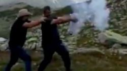 Laz işi tencere roketatar yaptılar