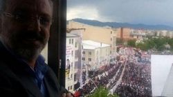 Başbakan'ın Ağrı mitingine Sırrı Sakık'tan canlı takip