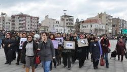 Çanakkale'de Özgecan eyleminde kadın-erkek gerginliği