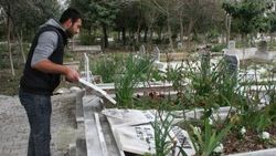 Hatay'da şehit mezarlarına saldırdılar