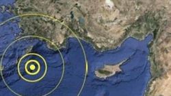Akdeniz'de deprem oldu