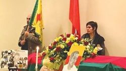 ABD'de YPG'li terörist için cenaze töreni