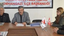 CHP Orhangazi ilçe yönetimi istifa etti