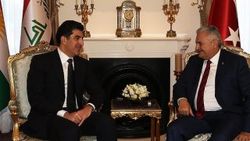 Başbakan Yıldırım Barzani'yi kabul etti