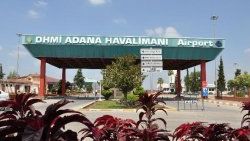 Adana Havalimanı'nda hareketli anlar
