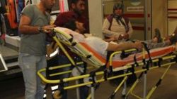 Yılana ateş ederken kendini vurdu
