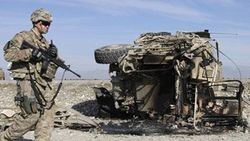 Afganistan'da NATO konvoyuna intihar saldırısı