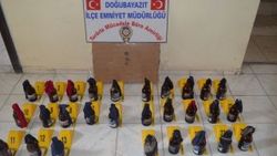 Ağrı'da 52 molotofkokteyli ele geçirildi