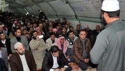 Çadır kentte kandili kutladılar