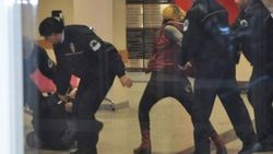 Alkol testini reddeden sevgililer hastaneyi karıştırdılar