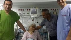 Mersin'de 107 yaşındaki kadına anjiyo yapıldı