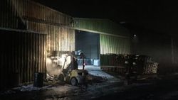 Ankara'da fabrika yangını