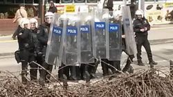 Ankara Üniversitesi'nde öğrenciler arasında arbede