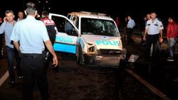 Polis aracıyla otomobil çarpıştı: 1 ölü 5 yaralı