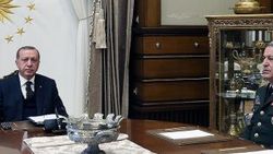 Beştepe'de Erdoğan-Akar görüşmesi