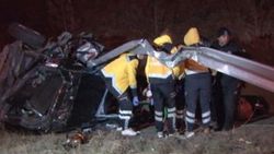Ankara'da çevre yolunda kaza: 2 yaralı