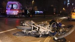 Şişli'de motosiklet kazası: 1 ölü