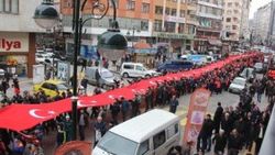 Rize’de teröre tepki eylemi