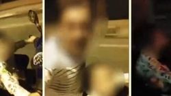 Motosiklet direksiyonunu çocuğuna bırakan baba- İZLE