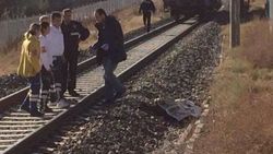 Ankara'da bir adam trenin altında can verdi