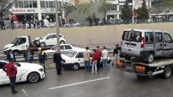 Kocaeli'de zincirleme kaza: 2 yaralı
