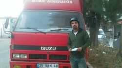 Kamyon şoförüne kask takmama cezası