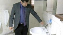 Kayserili muhtardan çalınan musluklara tepki