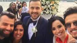 Ümit Erdim ve Seda Çınar çifti evlendi