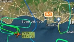 THY hasta yolcusu için 7 saat 25 dakika tur attı