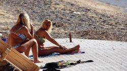 Bodrum'da yazdan kalma günler yaşanıyor
