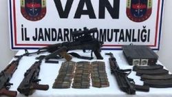 Van'da PKK mühimmatları ele geçirildi