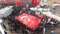 Muş'ta teröre lanet yürüyüşü