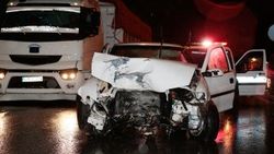 Ankara'da milli sporcu trafik kazası geçirdi