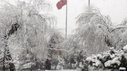 Yozgat'ta kar yağışı etkili oldu