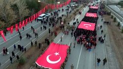 Erzurum'da ecdada saygı yürüyüşü