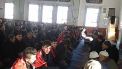 Kışlaya dualarla uğurlandılar