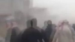 Halep konvoyuna saldırı anı