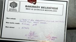 Ataköy'de bulunan TOKİ inşaatları mühürlendi