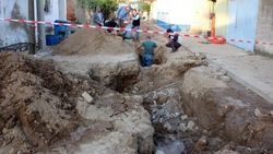Aydın'da altyapı çalışmasında sikke bulundu