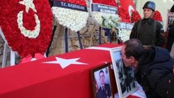 Karaman şehidini son yolculuğuna uğurlandı