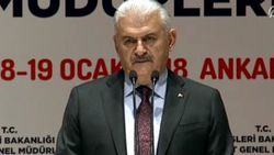 Binali Yıldırım Emniyet Müdürleri Toplantısı'nda