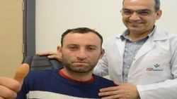 Kazada kaybettiği kulağından yeni bir kulak yapıldı